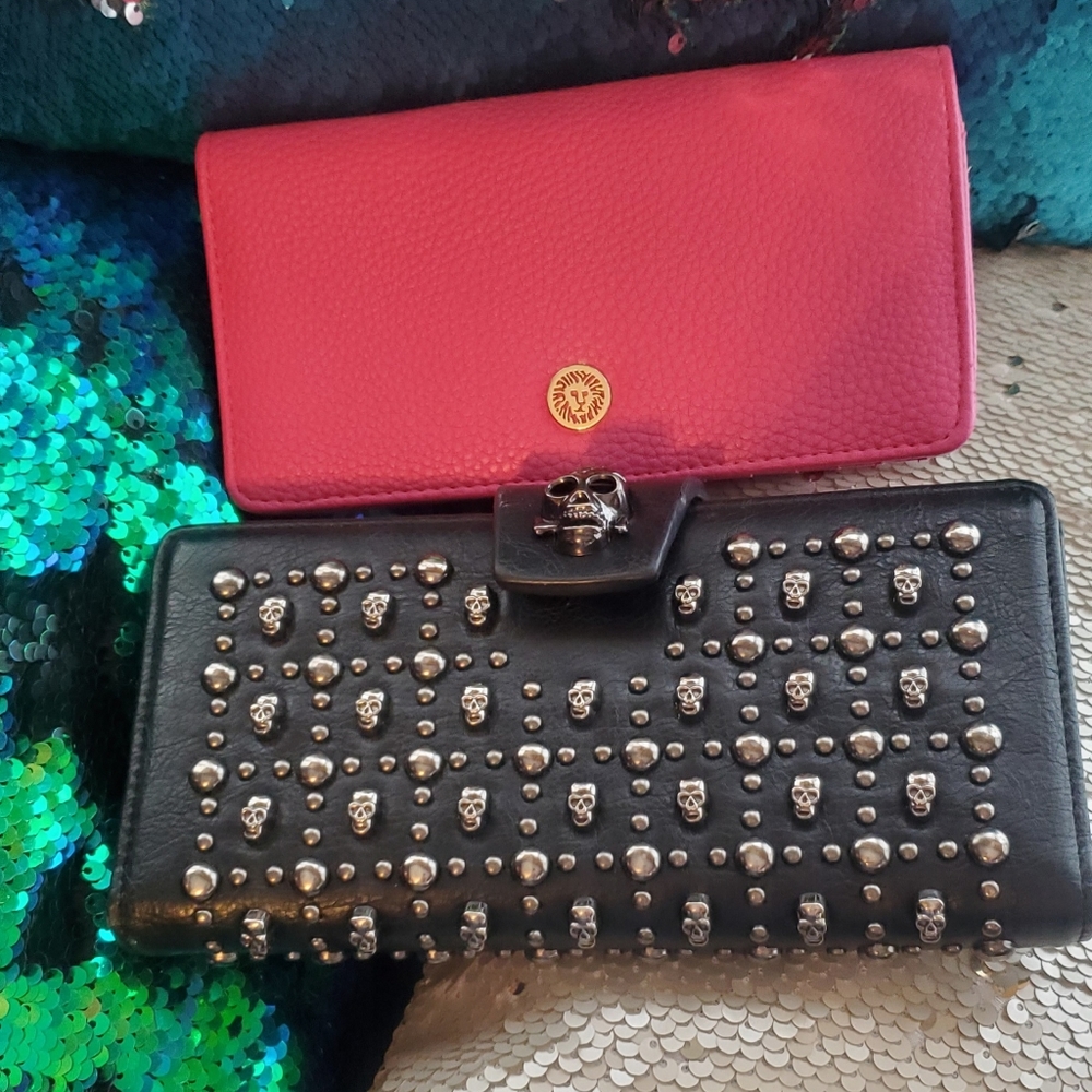 Anne Klein Wallet AND Skull Wallet